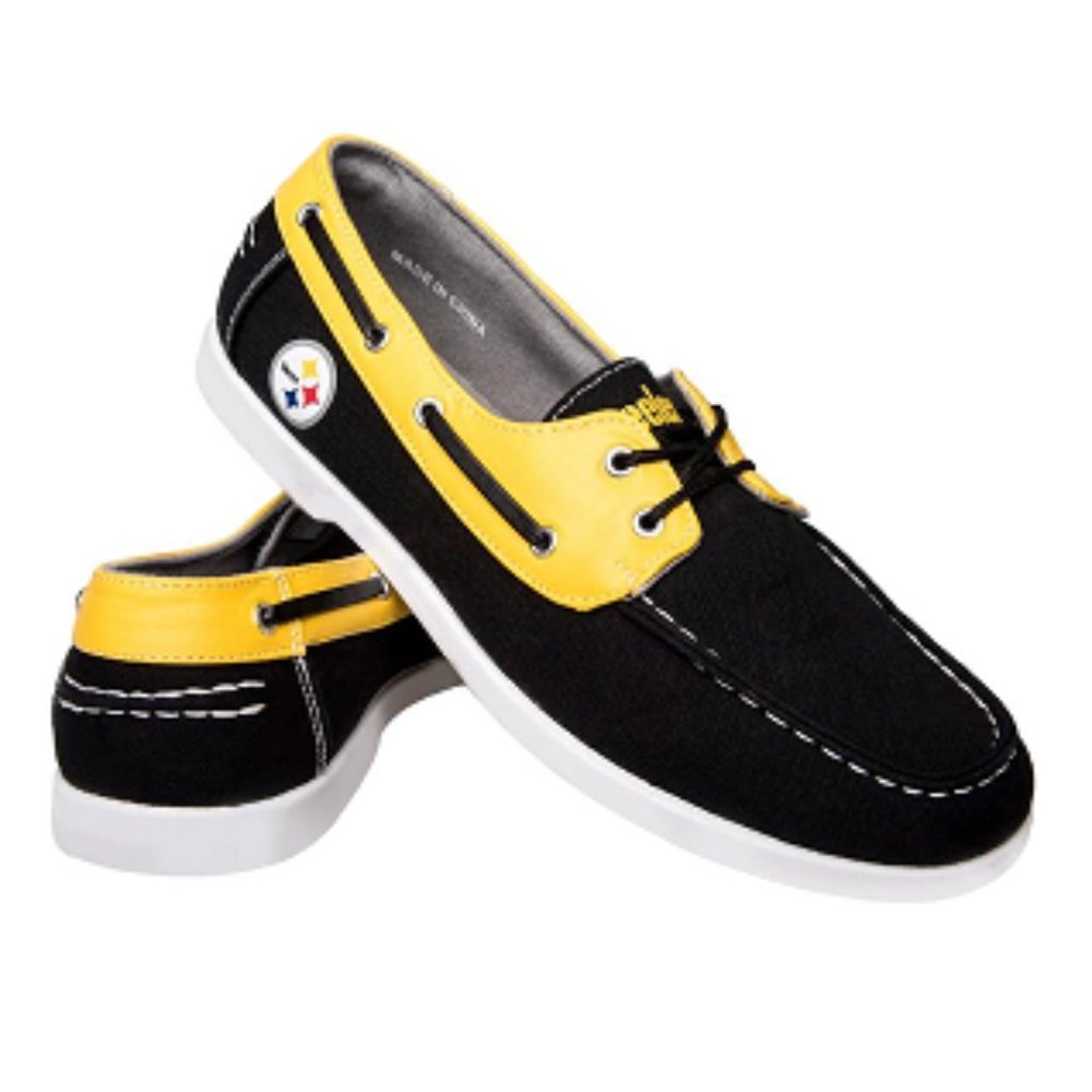 NEW! PITTSBURGH STEELERS LACE UP CANVAS SHOE - SIZE 9 ONLY - NFL
